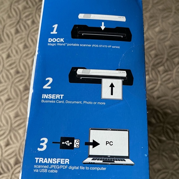 VuPoint Magic Wand portable handheld photo/document scanner. New in box❣️ - Picture 5 of 7